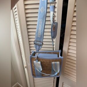Blue Straw Steve Madden Bag